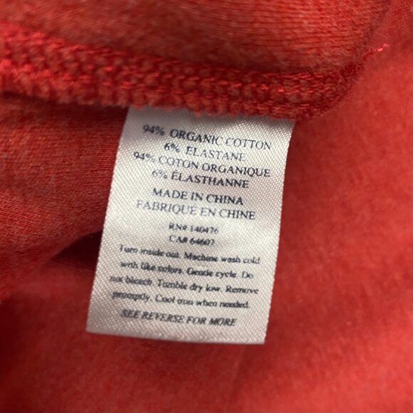 Faherty Brushed Alpine Knit Flannel Shirt Men's XXL Rust Heather Button Up Down - Picture 6 of 13